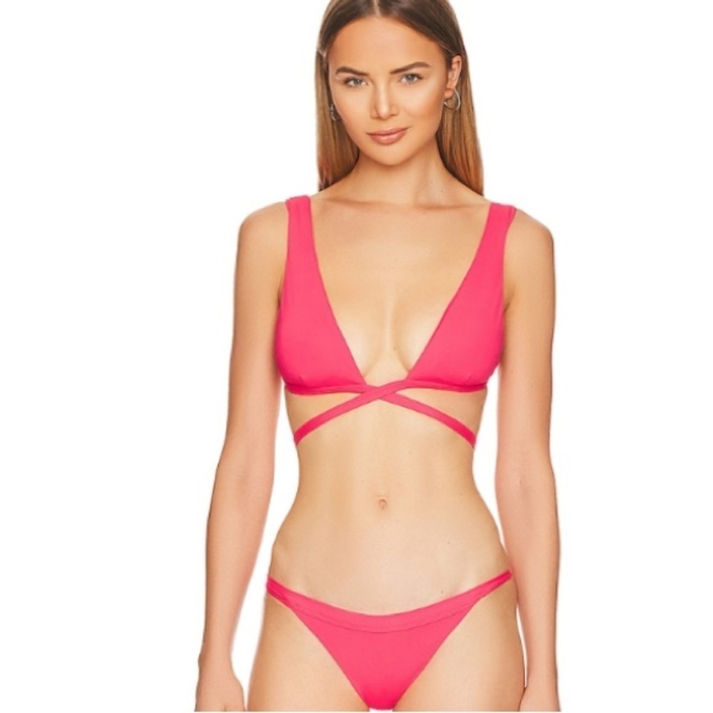 New LSpace Bikini Set in Cherry Red. Size Large.